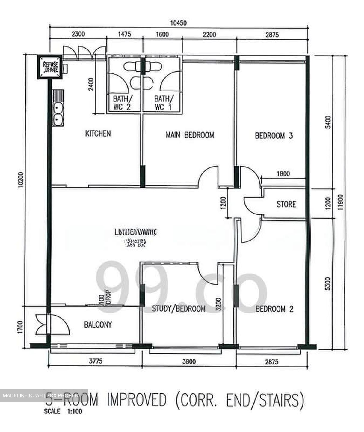 Blk 405 Fajar Road (Bukit Panjang), HDB 5 Rooms #595795521